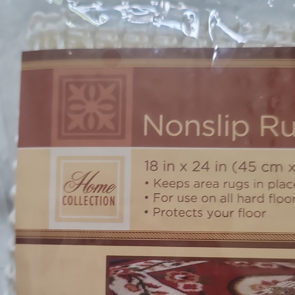 Home Collection Cream Nonslip Rug Underlay - Picture 3 of 5